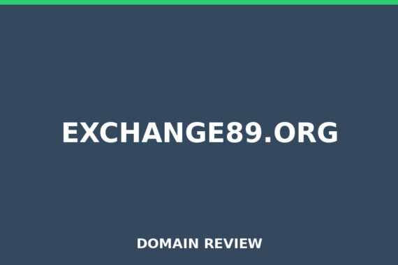 EXCHANGE89.ORG review 2026 - Domain review placeholder image for exchange89.org