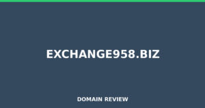 exchange958.biz 2026 Review – Legitimacy Check