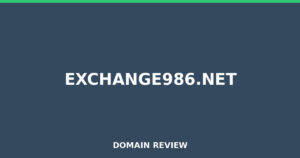 exchange986.net 2026 Review – Legitimacy Check