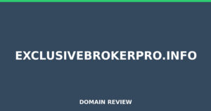exclusivebrokerpro.info 2026 Review – Legitimacy Check