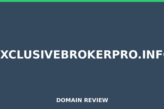 EXCLUSIVEBROKERPRO.INFO review 2026 - Domain review placeholder image for exclusivebrokerpro.info