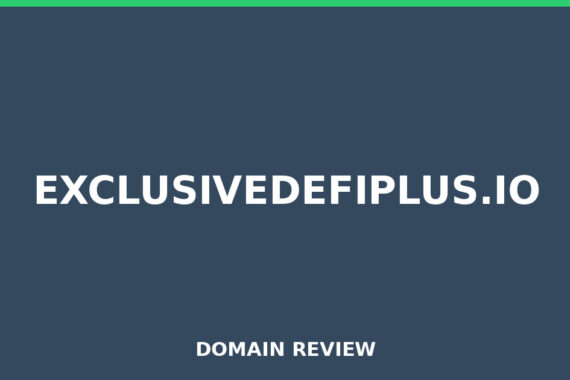 EXCLUSIVEDEFIPLUS.IO review 2026 - Domain review placeholder image for exclusivedefiplus.io