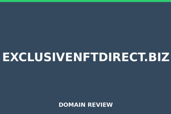 EXCLUSIVENFTDIRECT.BIZ review 2026 - Domain review placeholder image for exclusivenftdirect.biz