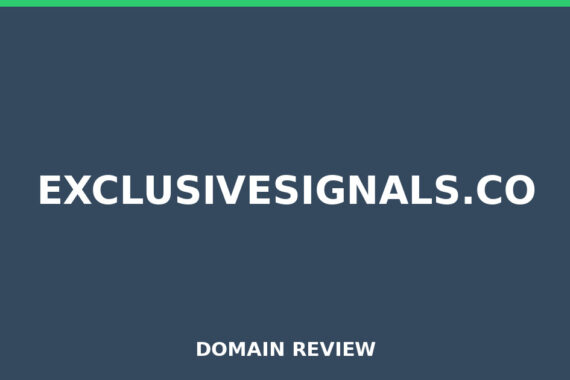 EXCLUSIVESIGNALS.CO review 2026 - Domain review placeholder image for exclusivesignals.co