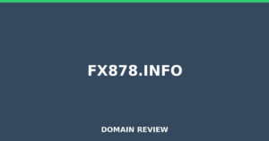 fx878.info Review 2026 – Detailed Analysis