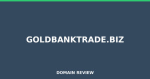 goldbanktrade.biz Review 2026 – Detailed Analysis