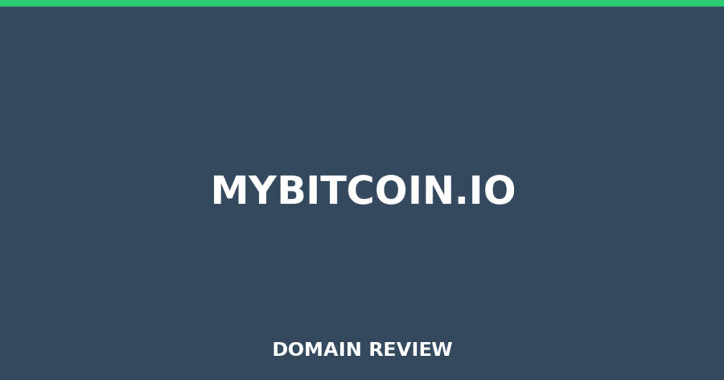 MYBITCOIN.IO review 2026 - Domain review placeholder image for mybitcoin.io