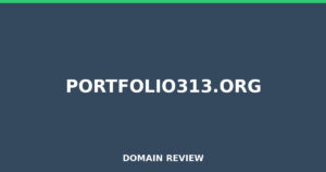portfolio313.org Review 2026 – Detailed Analysis