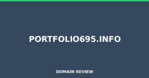 portfolio695.info 2026 Review – Legitimacy Check