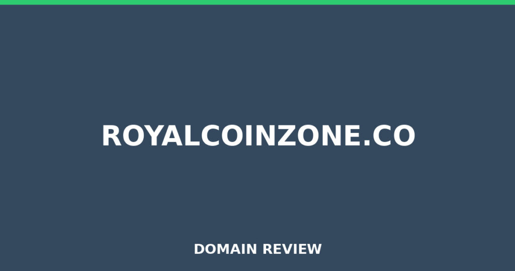 ROYALCOINZONE.CO review 2026 - Domain review placeholder image for royalcoinzone.co