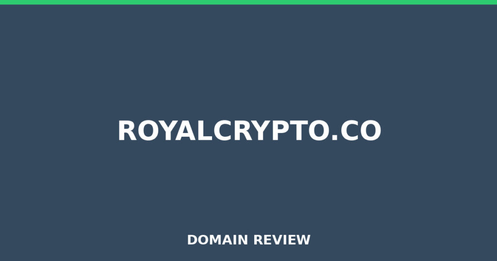 ROYALCRYPTO.CO review 2026 - Domain review placeholder image for royalcrypto.co