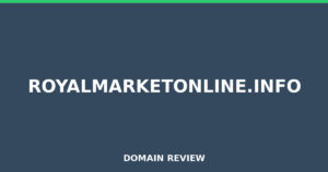 royalmarketonline.info 2026 Review – Legitimacy Check