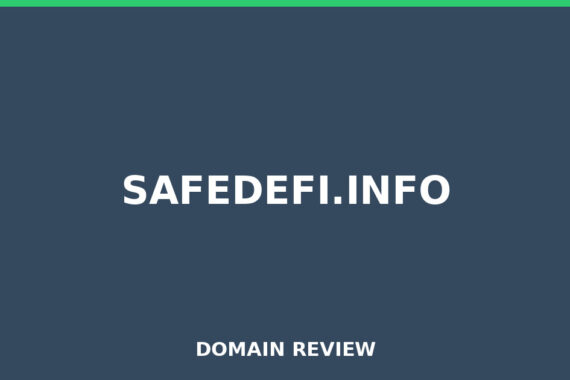 SAFEDEFI.INFO review 2026 - Domain review placeholder image for safedefi.info