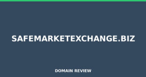 safemarketexchange.biz 2026 Review – Legitimacy Check