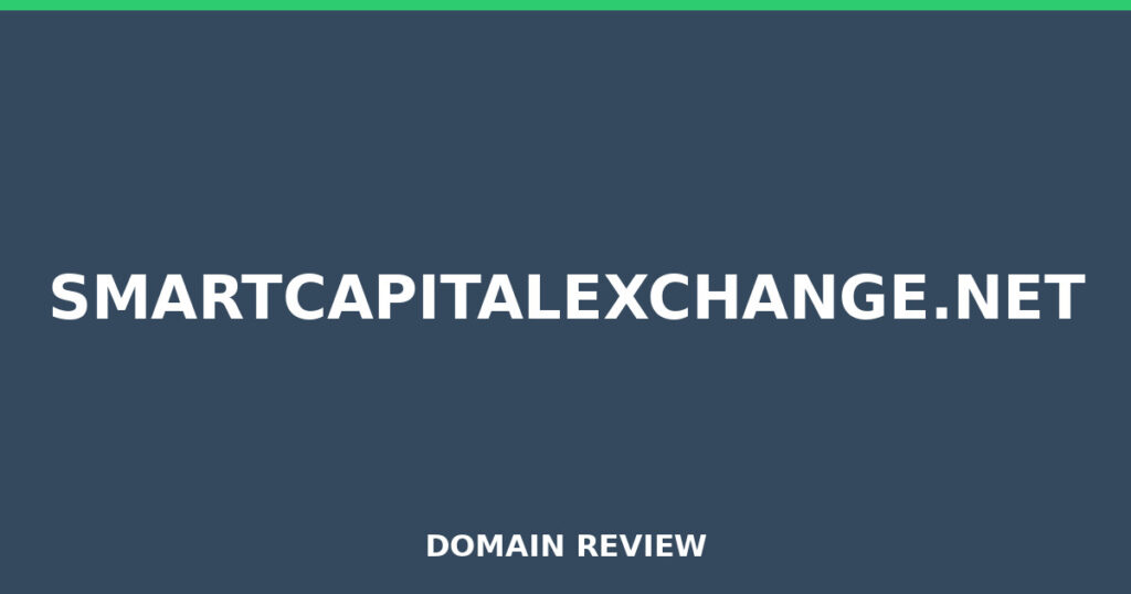 SMARTCAPITALEXCHANGE.NET review 2026 - Domain review placeholder image for smartcapitalexchange.net