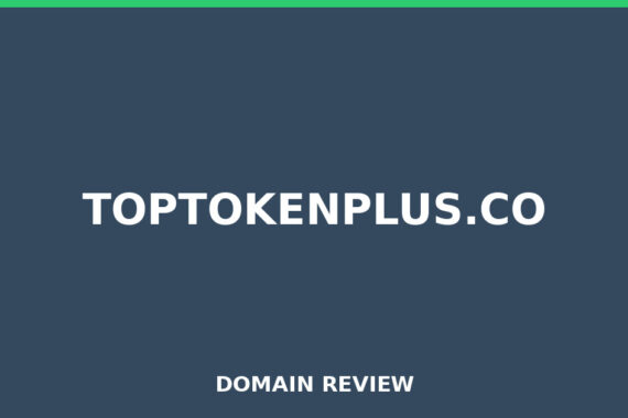 TOPTOKENPLUS.CO review 2026 - Domain review placeholder image for toptokenplus.co