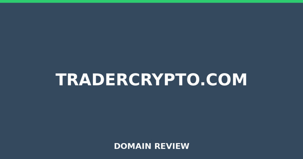 TRADERCRYPTO.COM review 2026 - Domain review placeholder image for tradercrypto.com