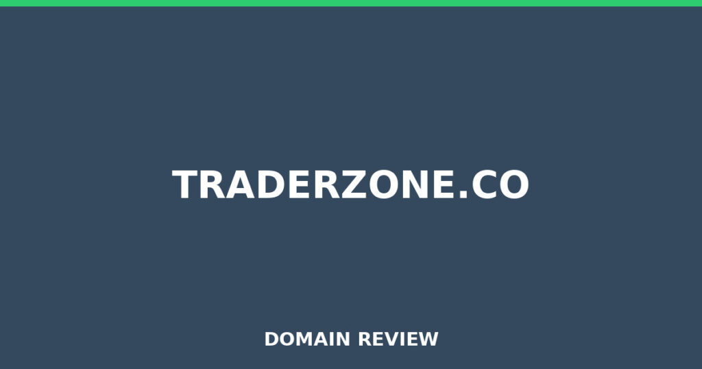 TRADERZONE.CO-Rezension 2026 – Platzhalterbild für die Domain-Rezension für traderzone.co