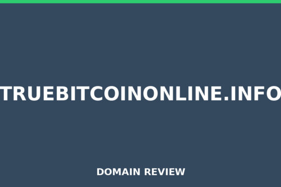 TRUEBITCOINONLINE.INFO review 2026 - Domain review placeholder image for truebitcoinonline.info