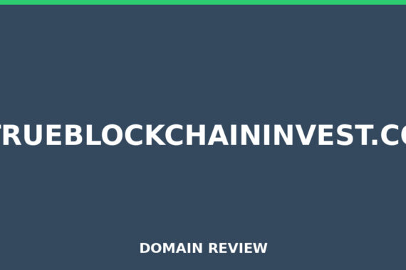 TRUEBLOCKCHAININVEST.CO review 2026 - Domain review placeholder image for trueblockchaininvest.co