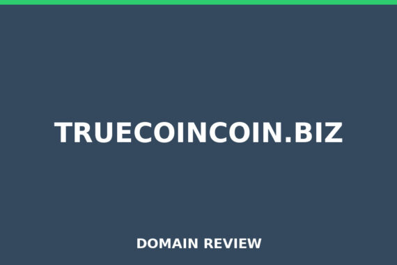 TRUECOINCOIN.BIZ review 2026 - Domain review placeholder image for truecoincoin.biz
