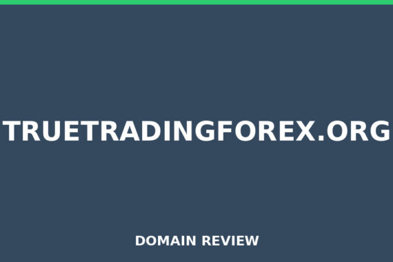 TRUETRADINGFOREX.ORG review 2026 - Domain review placeholder image for truetradingforex.org