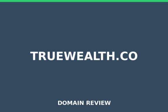 TRUEWEALTH.CO review 2026 - Domain review placeholder image for truewealth.co