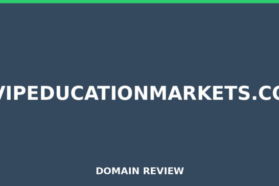 VIPEDUCATIONMARKETS.CO review 2026 - Domain review placeholder image for vipeducationmarkets.co