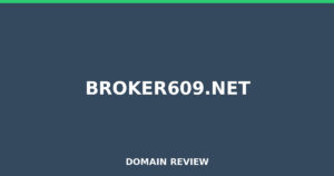 broker609.net Review 2026 – Detailed Analysis
