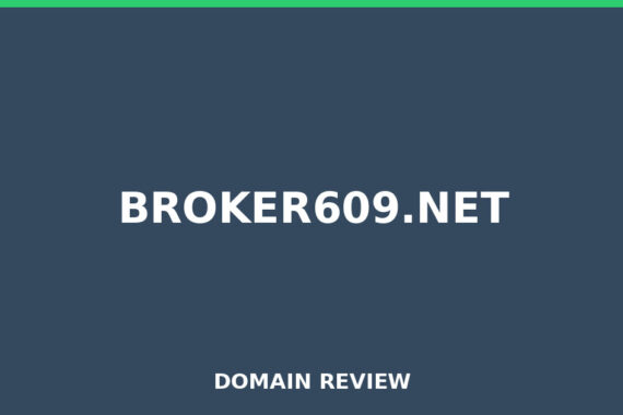 BROKER609.NET review 2026 - Domain review placeholder image for broker609.net
