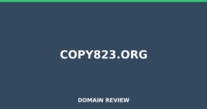 copy823.org 2026 Review – Legitimacy Check