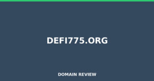 defi775.org 2026 Review – Legitimacy Check