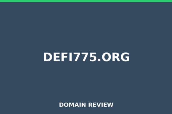 DEFI775.ORG review 2026 - Domain review placeholder image for defi775.org