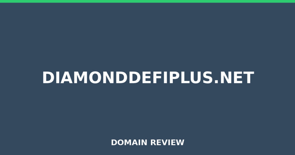 DIAMONDDEFIPLUS.NET review 2026 - Domain review placeholder image for diamonddefiplus.net