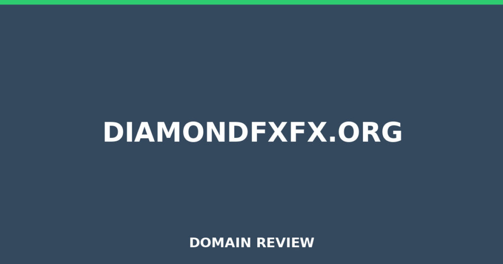 DIAMONDFXFX.ORG review 2026 - Domain review placeholder image for diamondfxfx.org