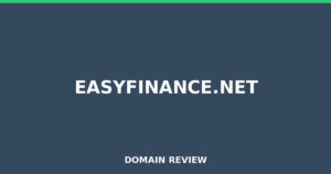 easyfinance.net Review 2026 – Detailed Analysis