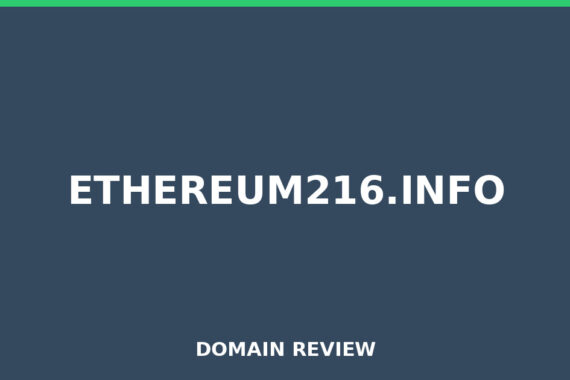 ETHEREUM216.INFO review 2026 - Domain review placeholder image for ethereum216.info