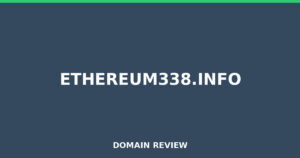 ethereum338.info Review 2026 – Detailed Analysis