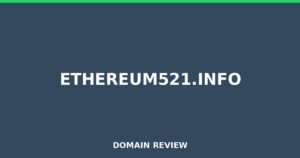 ethereum521.info 2026 Review – Legitimacy Check