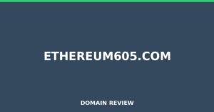 ethereum605.com 2026 Review – Legitimacy Check