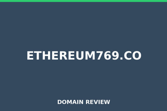 ETHEREUM769.CO review 2026 - Domain review placeholder image for ethereum769.co