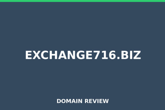 EXCHANGE716.BIZ review 2026 - Domain review placeholder image for exchange716.biz