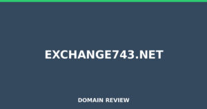 exchange743.net 2026 Review – Legitimacy Check