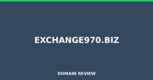 exchange970.biz Review 2026 – Detailed Analysis