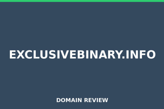 EXCLUSIVEBINARY.INFO review 2026 - Domain review placeholder image for exclusivebinary.info