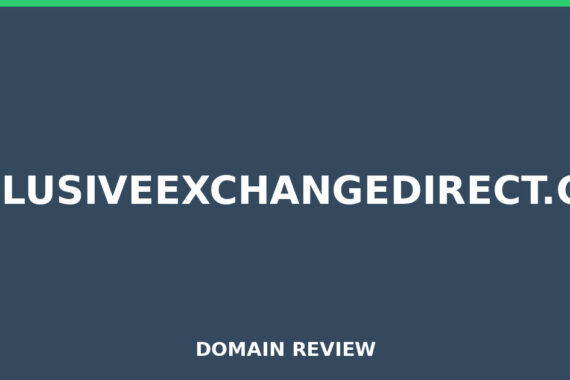 EXCLUSIVEEXCHANGEDIRECT.COM review 2026 - Domain review placeholder image for exclusiveexchangedirect.com