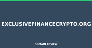 exclusivefinancecrypto.org Review 2026 – Detailed Analysis