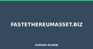 fastethereumasset.biz 2026 Review – Legitimacy Check