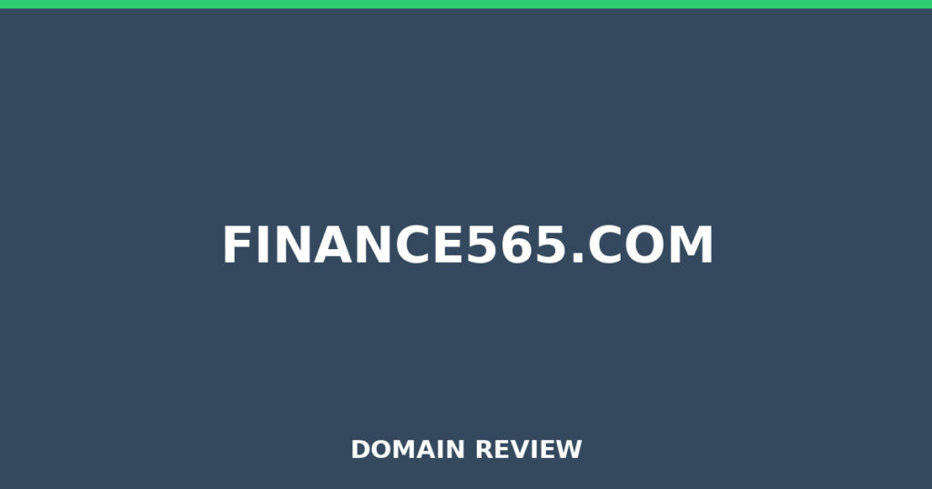 FINANCE565.COM review 2026 - Domain review placeholder image for finance565.com