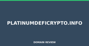 platinumdeficrypto.info 2026 Review – Legitimacy Check